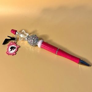 🌸 Barbie Beaded Pen